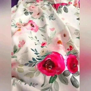 Baby car seat cover floral print